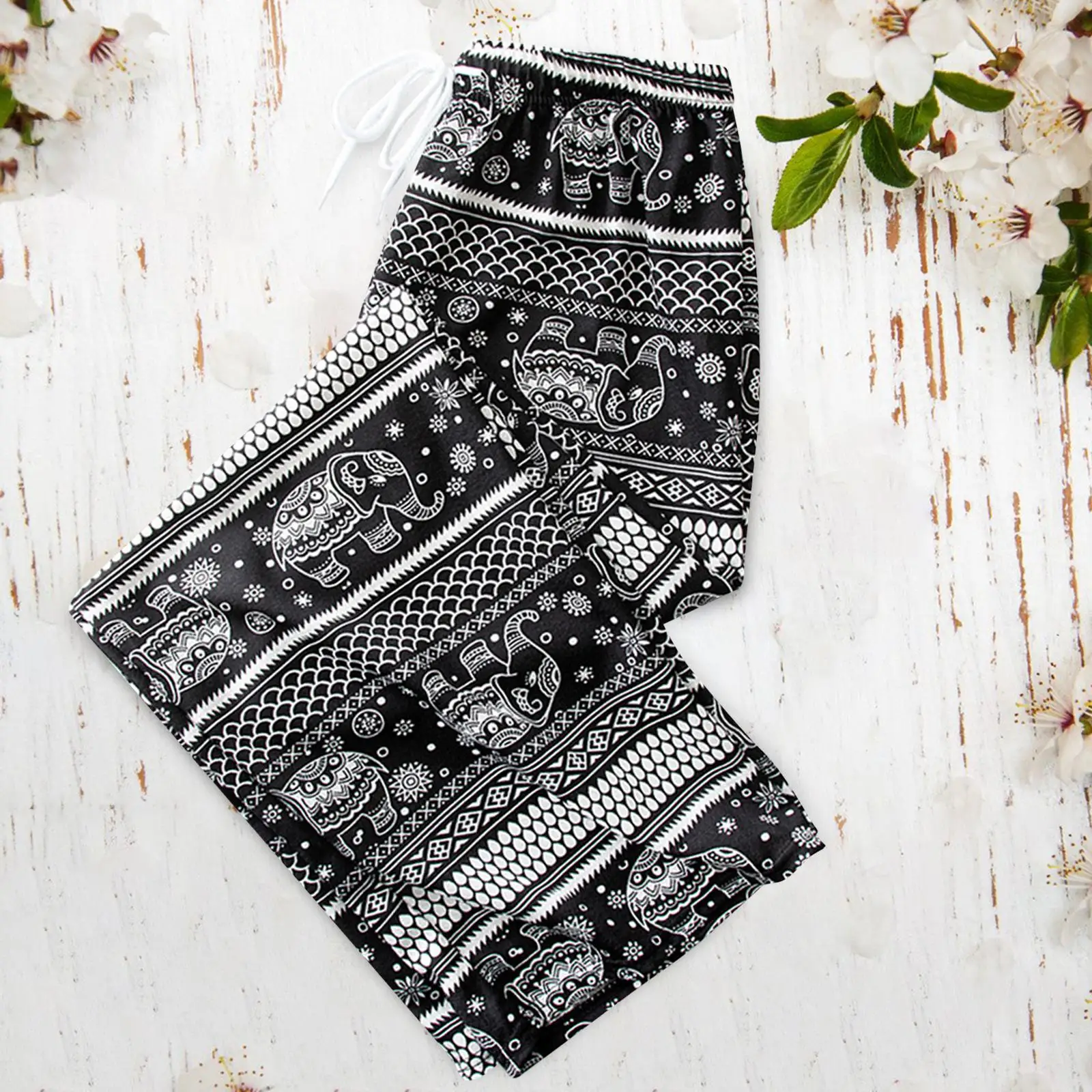 Harem Pants Women High Waist Thai Lightweight Hippy Casual Clothing Boho Trousers for Women for Lounge Summer Beach Ladies Women - Image 5