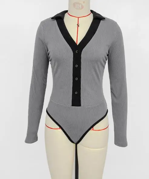 Sexy Bodysuit Women's Casual Slim Fit Woman Clothing Summer Fashion Women Skinny Round Neck Sleeveless Versatile Knit Bodysuit - Image 4