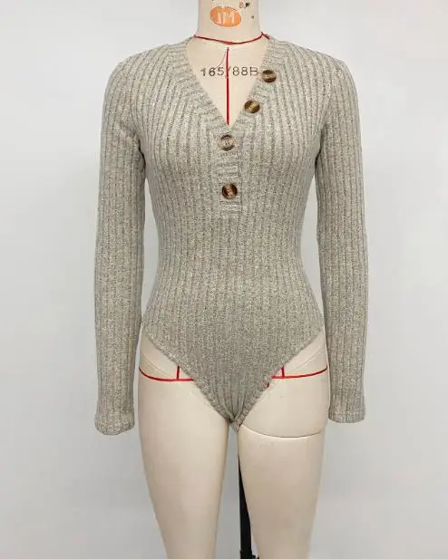 Sexy Bodysuit Women's Casual Slim Fit Woman Clothing Summer Fashion Women Skinny Round Neck Sleeveless Versatile Knit Bodysuit - Image 6